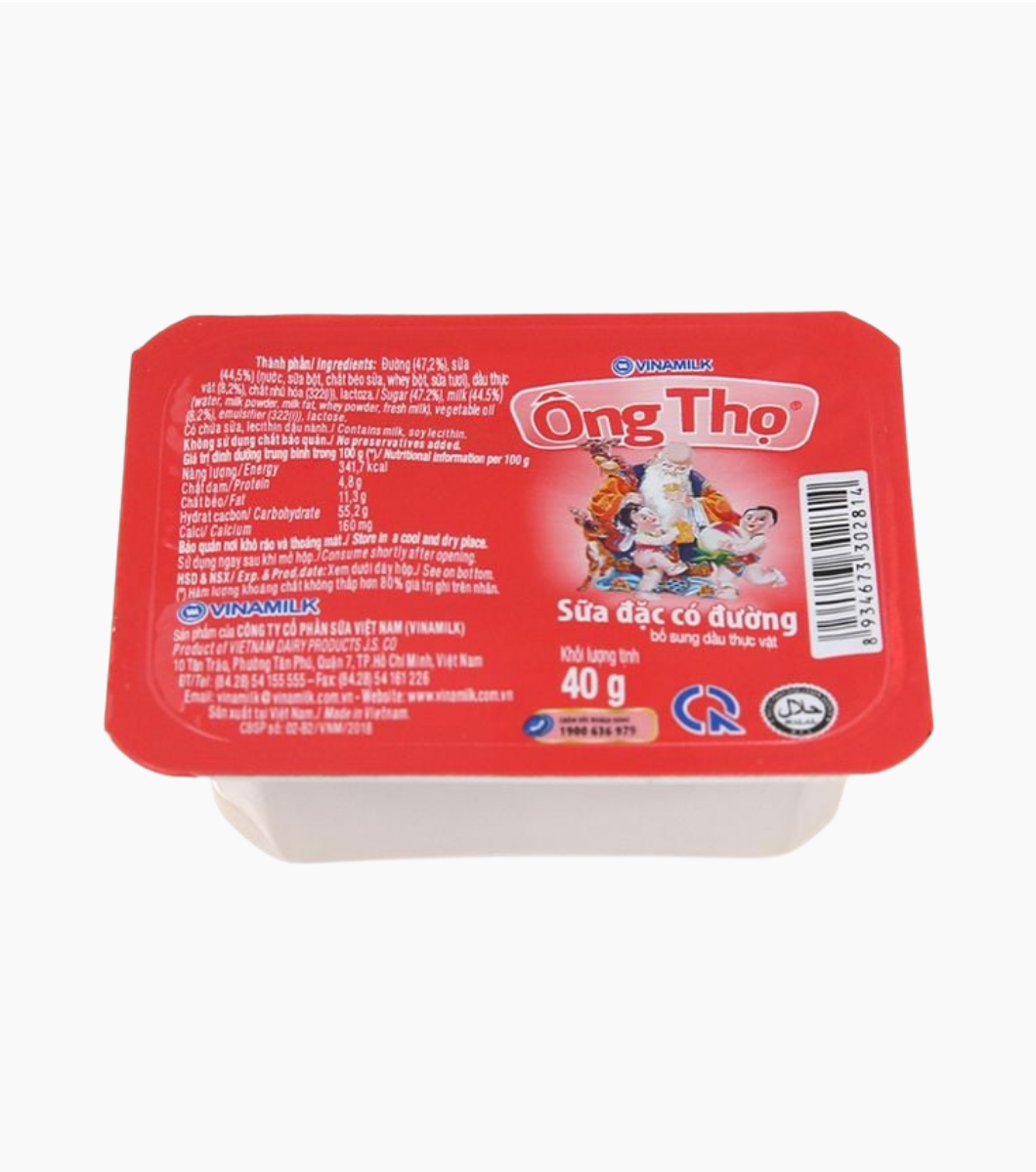 01VD41 Sữa Đặc Ông Thọ Đỏ Vỉ 40g - Ảnh 1