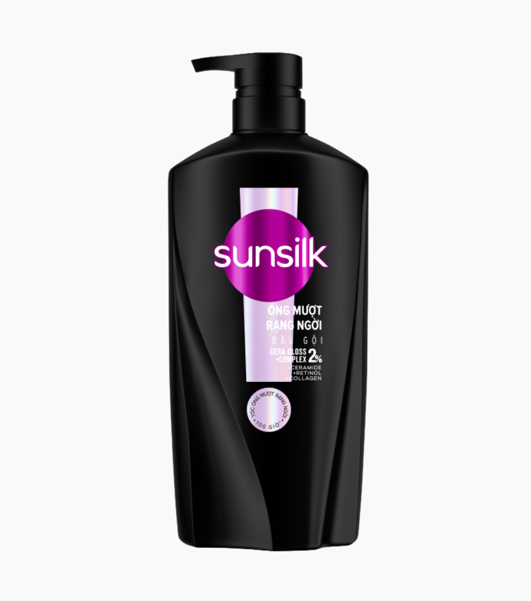 65484992 SUNSILK Dầu Gội Óng Mượt Rạng
Ngời 850G/8 Chai - Ảnh 1