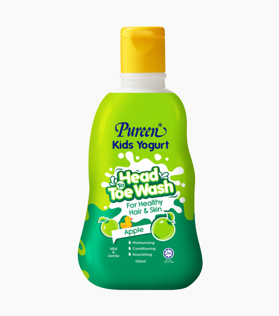 PR27039 Tắm Gội Toàn Thân Pureen Sữa Chua Táo 150ml - Ảnh 1