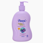 Tắm Gội Toàn Thân Pureen Sữa Chua Nho Đen Mận 500ml