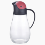 CKO201VOL;Bình đựng dầu bằng thủy tinh với nắp mở tự động Lock & Lock 550ml - Màu tím