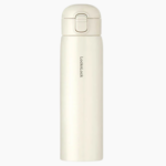 LHC3296WHT - Bình giữ nhiệt LocknLock Round One-touch Tumbler 500ml - Màu trắng